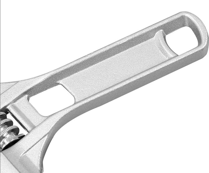 Sehfupoye 8 Inch Adjustable Wrench Aluminum Alloy Spanner Shank Plumber Large Opening Bathroom Wrenche Wide Jaw 6-68mm - Image 4